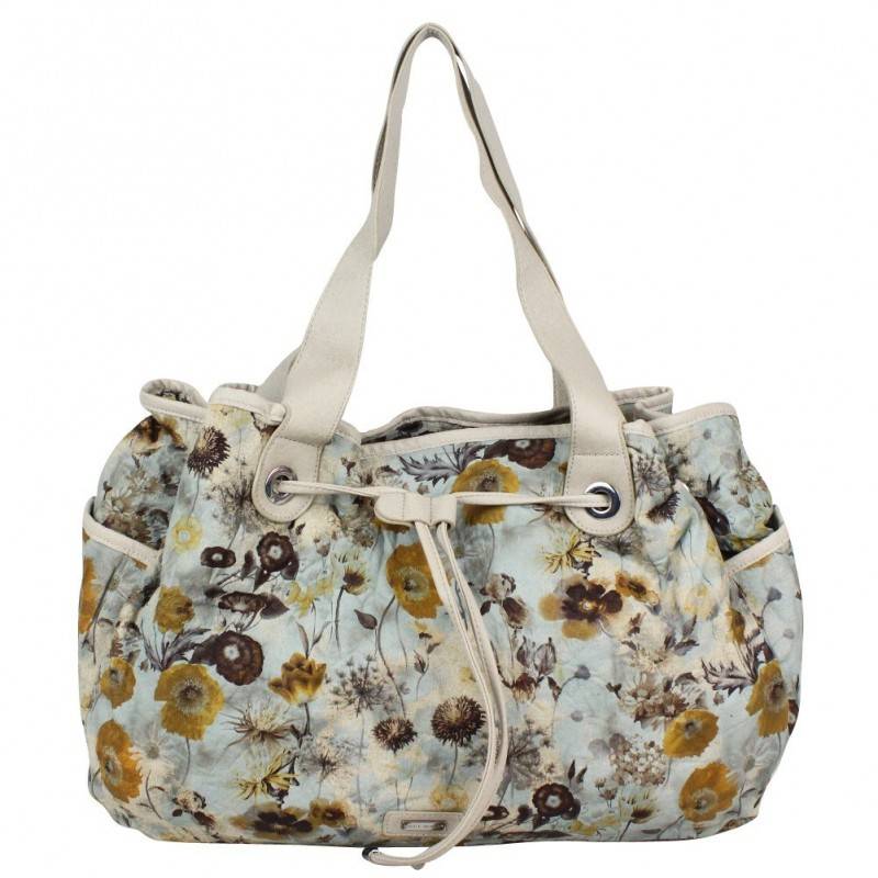 Sac cabas bourse Patrick Blanc imprimé fleurs 510016  PATRICK BLANC - 11