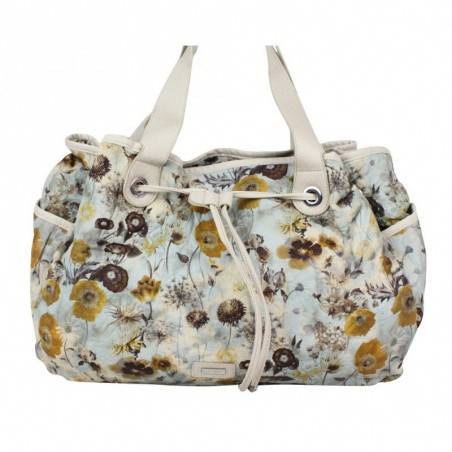 Sac cabas bourse Patrick Blanc imprimé fleurs 510016  PATRICK BLANC - 12