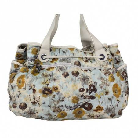 Sac cabas bourse Patrick Blanc imprimé fleurs 510016  PATRICK BLANC - 13