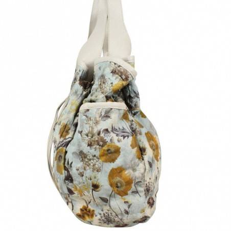 Sac cabas bourse Patrick Blanc imprimé fleurs 510016  PATRICK BLANC - 14