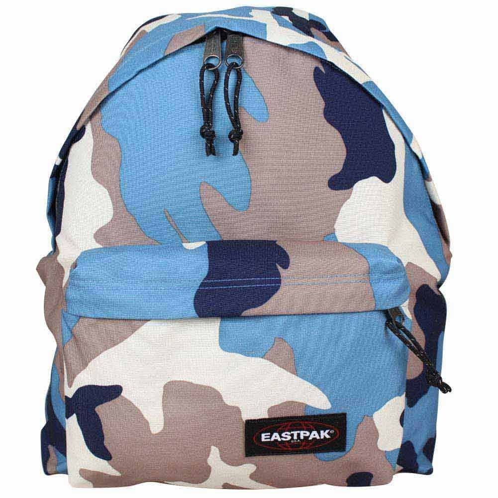 Sac a dos Eastpak motif imprime bleu EK620 Padded Pak r 02R Camo Navy