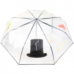 Parapluie canne automatique FLIPPED (gris clair, noir, Métal / Fibre de  verre / Polyester, 550g) comme cadeaux publicitaires Sur